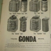Gonda Jars Advertisement - unknown date