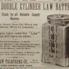 Double Cylinder Law Battery 1890