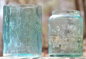 battery jar marked NOSMAS