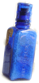 John Wyeth medicine bottle with patented dose cap