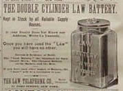 Double Cylinder Law Battery 1890