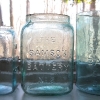 Three Samson Battery Jars in 3 sizes
